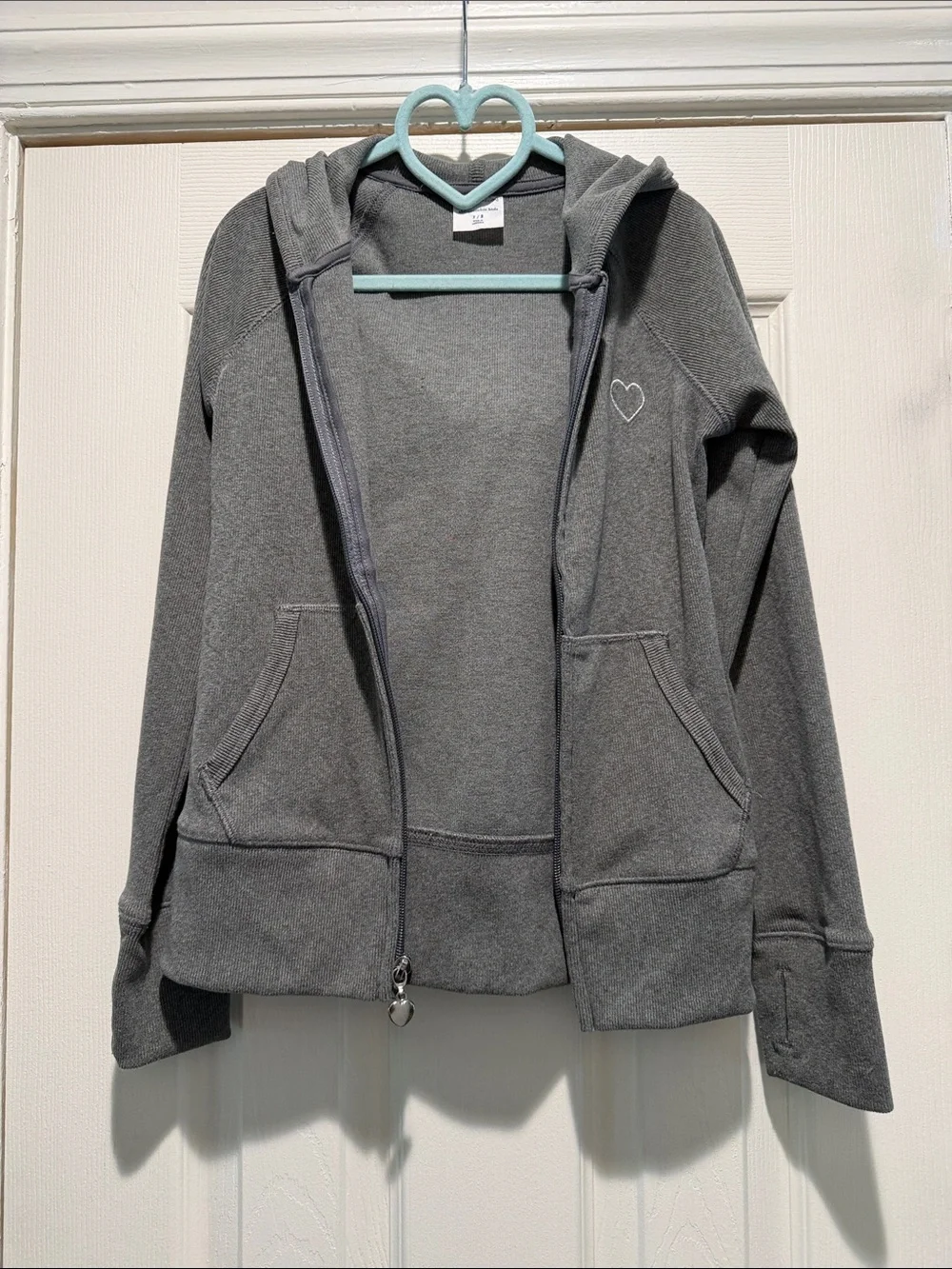 Abercrombie Kids Gray Zip-Up Hoodie Jacket with Matching Pants